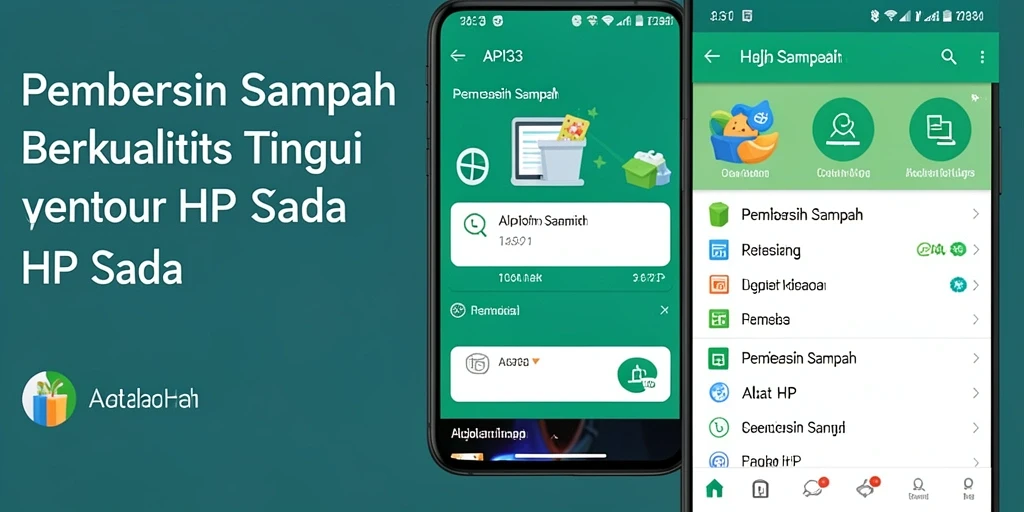 Tampilan antarmuka API33 dengan fitur pembersih sampah yang efektif.