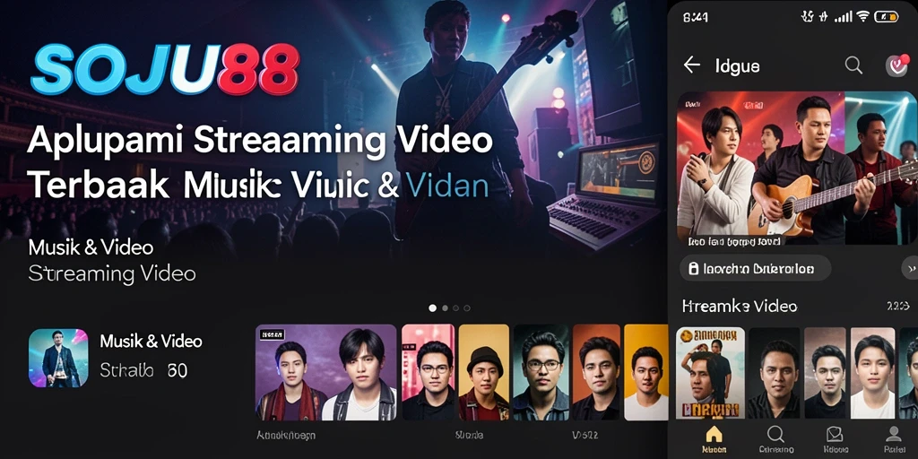 Tampilan antarmuka SOJU88 yang menarik dan fungsional untuk Streaming Video.
