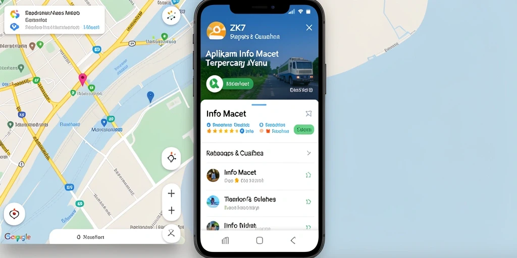 Antarmuka ZK7 yang menampilkan informasi lalu lintas secara real-time.