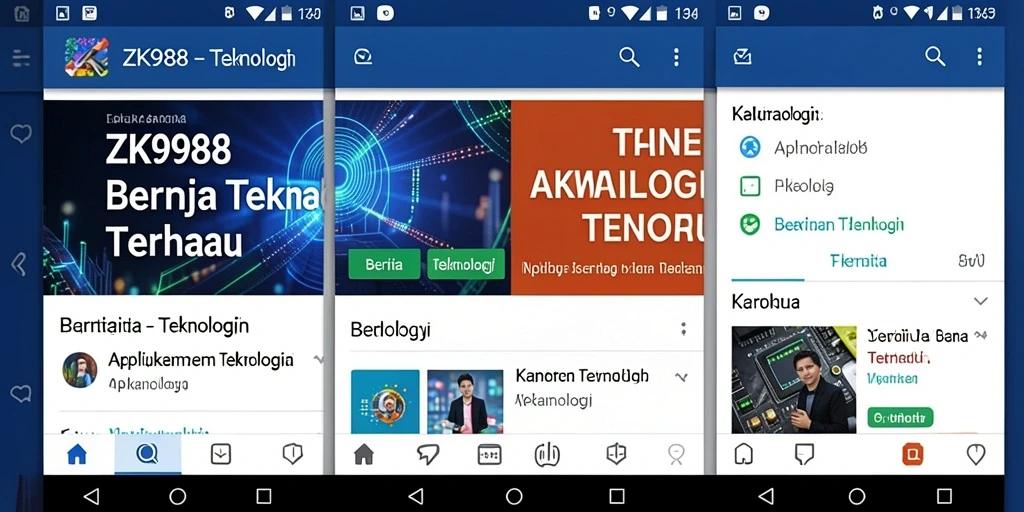 Tampilan antarmuka ZK988 yang modern dan intuitif.